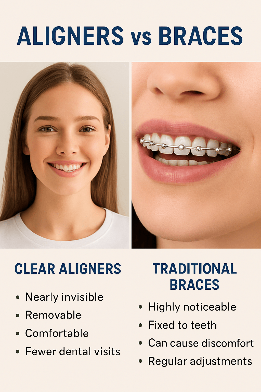 Aligners vs Braces
