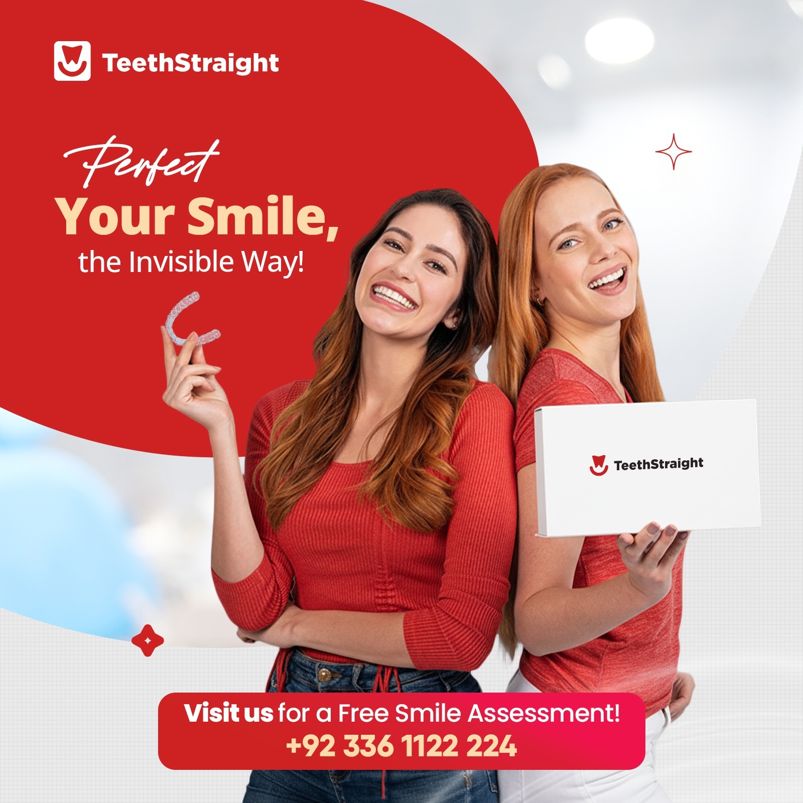 Perfect Smile with invisible way